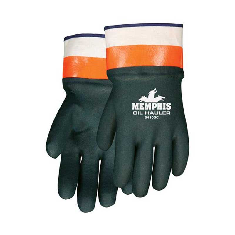 MCR Safety Oil Hauler Gloves 6410SCMG Green UnoClean